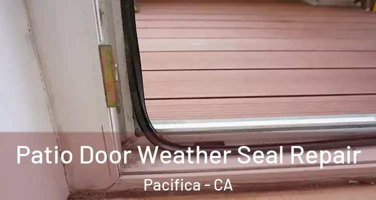  Patio Door Weather Seal Repair Pacifica - CA