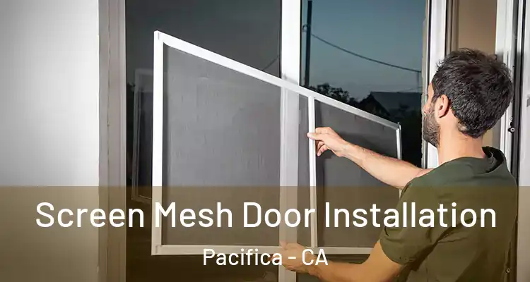  Screen Mesh Door Installation Pacifica - CA